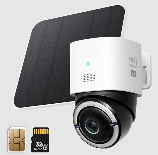 Camera Eufy Solaire déporté S330 4g + micro SD 