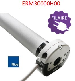 [ERM30000H00] MOTEUR TUBULAIRE NICE Ø45 MM 30 NM AVEC SECOURS ERA M H 3017
