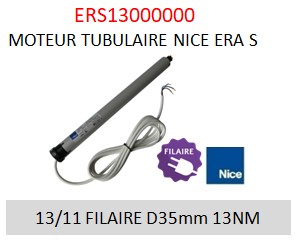 [ERS13000000] MOTEUR TUBULAIRE NICE ERA S 13/11 FILAIRE D35mm 13NM