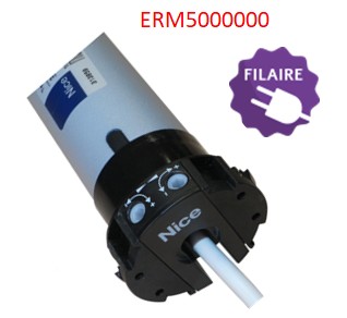 [ERM5000000R01 ou EM5012] MOTEUR TUBULAIRE FILAIRE NICE ERA M 5012 Ø45 MM 50 NM